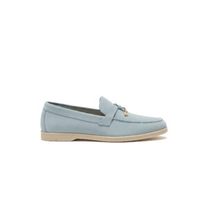 Loro Piana Summer Charms Walk Loafer – Light Blue