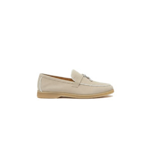 Loro Piana Summer Charms Walk Loafer – Cream