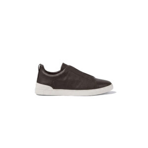ZEGNA Triple Stitch™ Sneakers – Brown / White