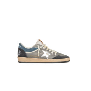 Golden Goose Ball Star Sneaker – Grey/Navy Blue
