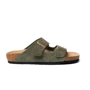 Birkenstock Sandal Arizona Green Suede Leather