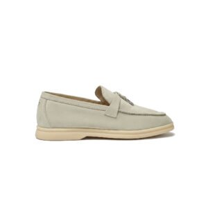 Loro Piana Summer Walk Loafer – Suede – Ivory