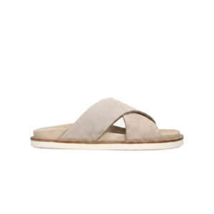 BRUNELLO CUCINELLI Suede Double-Strap Sandals