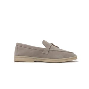 Loro Piana Summer Walk Loafer – Suede – Light Taupe